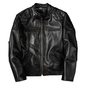 mens genuine cow leather jacket