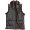 men’s black genuine sheepskin sherpa
