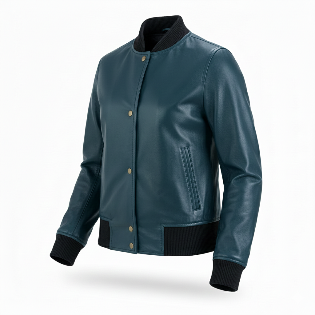 men’s classic leather bomber jacket premium finish men’s classic leather bomber jacket premium finish