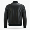 men’s classic leather bomber jacket premium finish