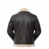 men’s shearling leather aviator jacket