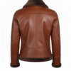 women’s premium winter leather style jacket with fur collar women’s premium winter leather style jacket with fur collar