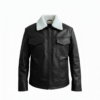 men’s premium shearling collar leather jacket men’s premium shearling collar leather jacket