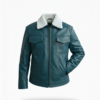 men’s premium shearling collar leather jacket men’s premium shearling collar leather jacket