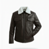 men’s premium shearling collar leather jacket men’s premium shearling collar leather jacket