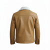 men’s premium shearling collar leather jacket men’s premium shearling collar leather jacket