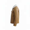 men’s premium shearling collar leather jacket men’s premium shearling collar leather jacket