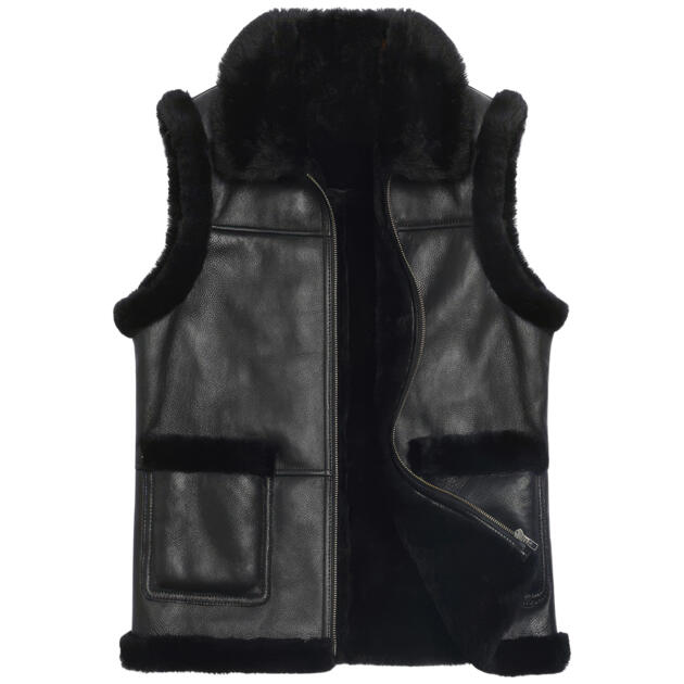 Men’s Premium Sheepskin Shearling Vest