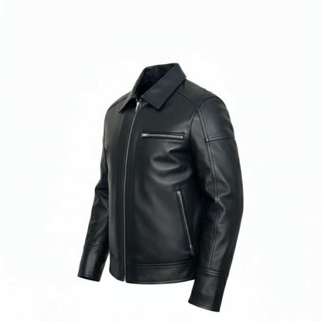 Classic Black Leather Jacket – Timeless Style & Everyday Edge