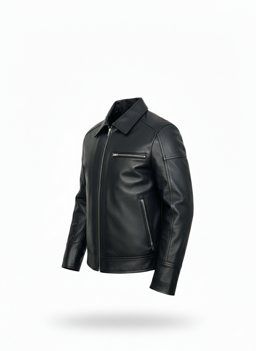 Classic Black Leather Jacket – Timeless Style & Everyday Edge