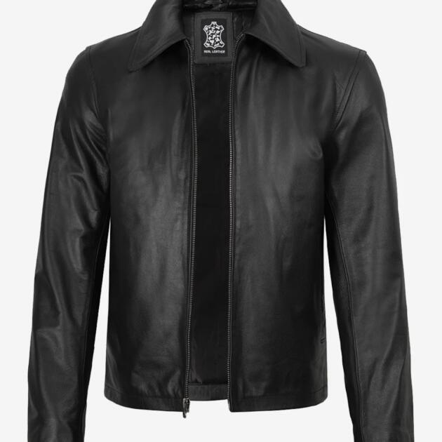 The Maverick Black Leather Jacket