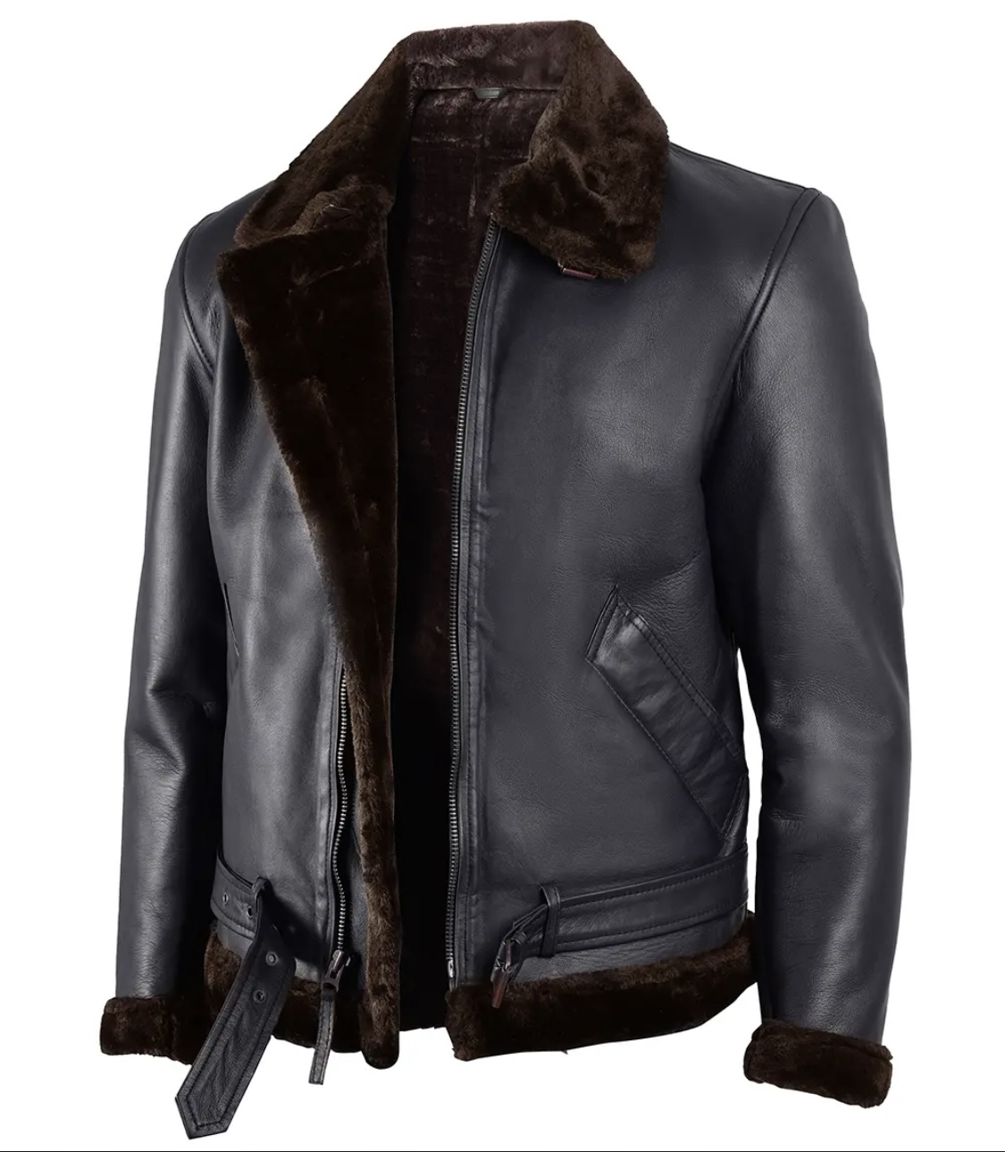 Man's Real Leather - Shearling Jacket