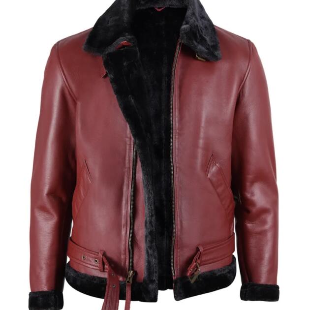 Man's Real Leather - Shearling Jacket