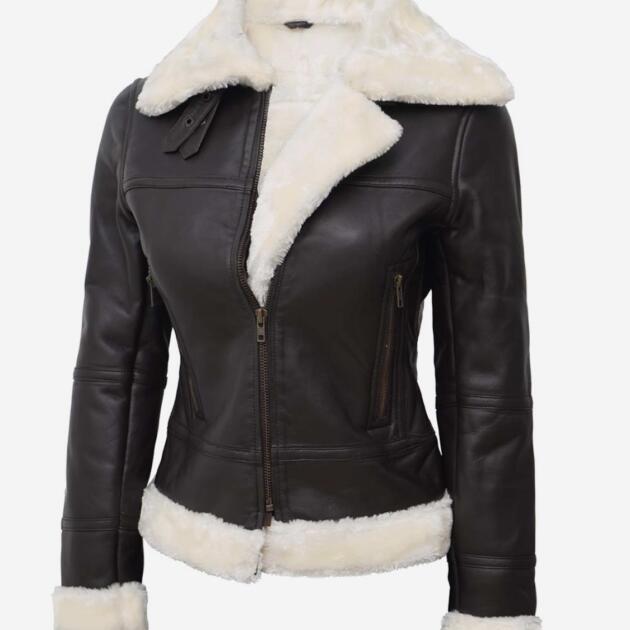 Woman's Real Leather - Shearling Jacket